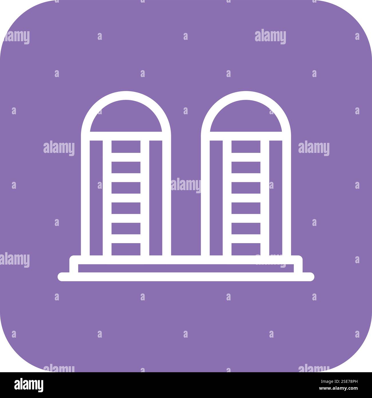 Silo Vector Icon Design Illustration Stock Vector