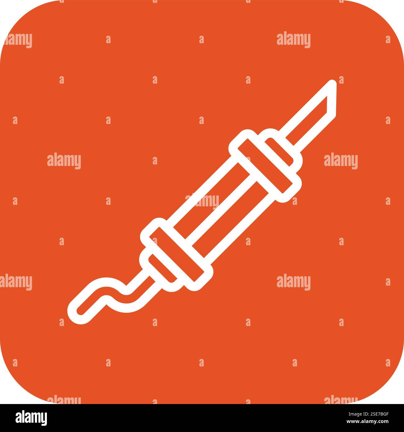 Exhaust pipe Vector Icon Design Illustration Stock Vector