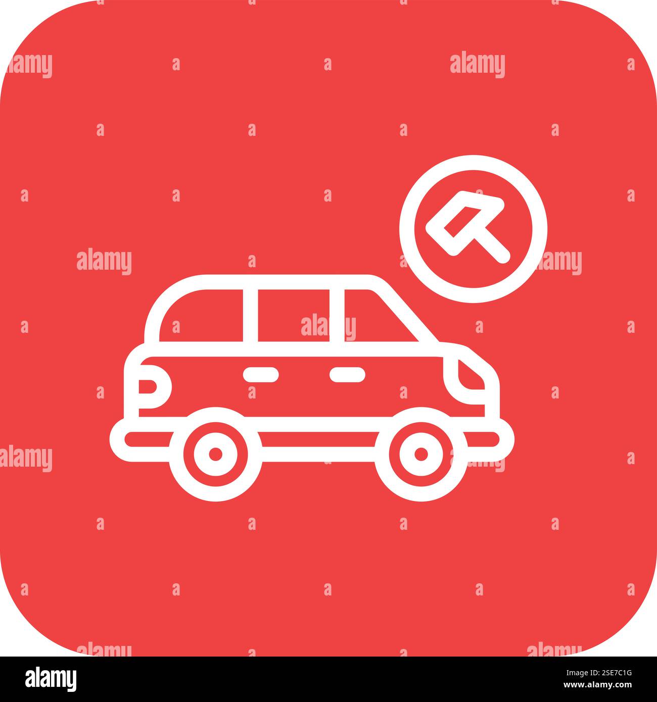 Hammer Vector Icon Design Illustration Stock Vector