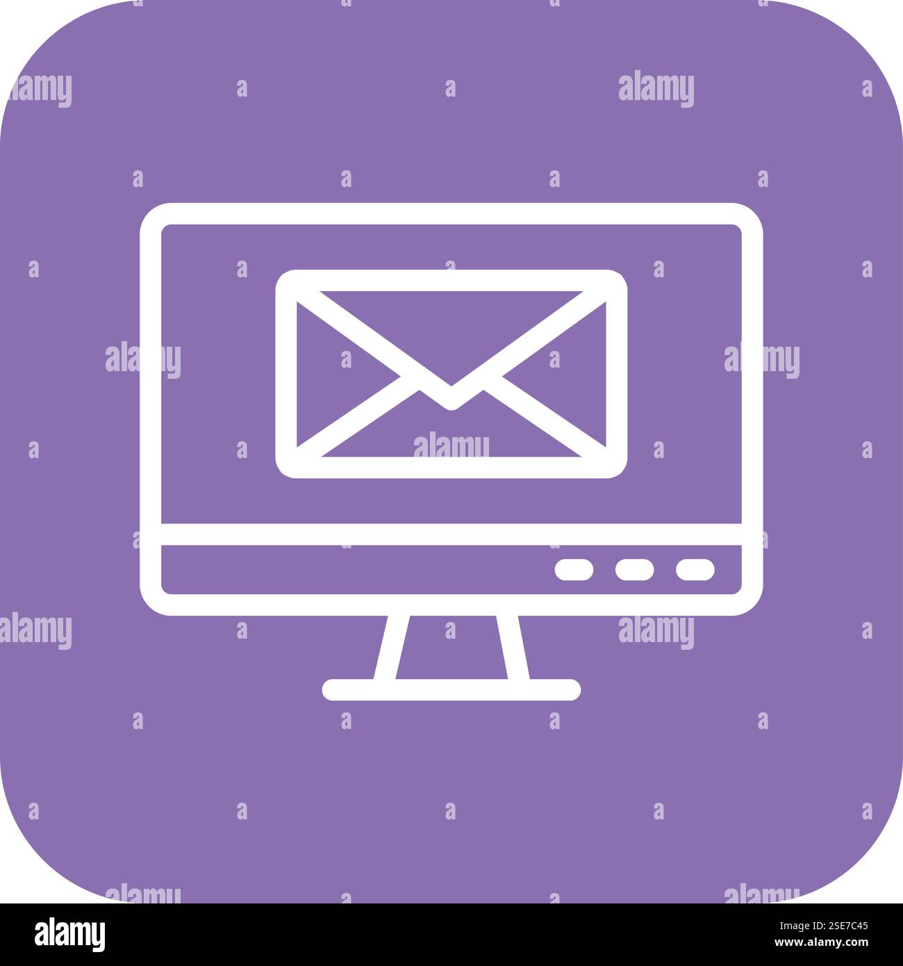 Email Vector Icon Design Illustration Stock Vector