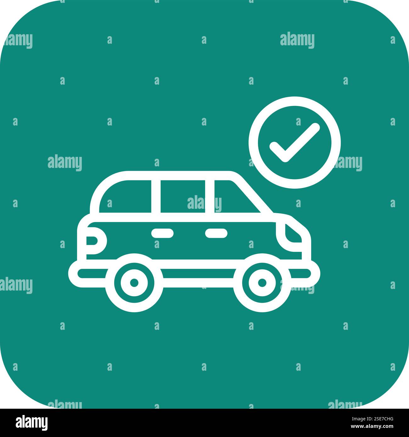 Car protection Vector Icon Design Illustration Stock Vector