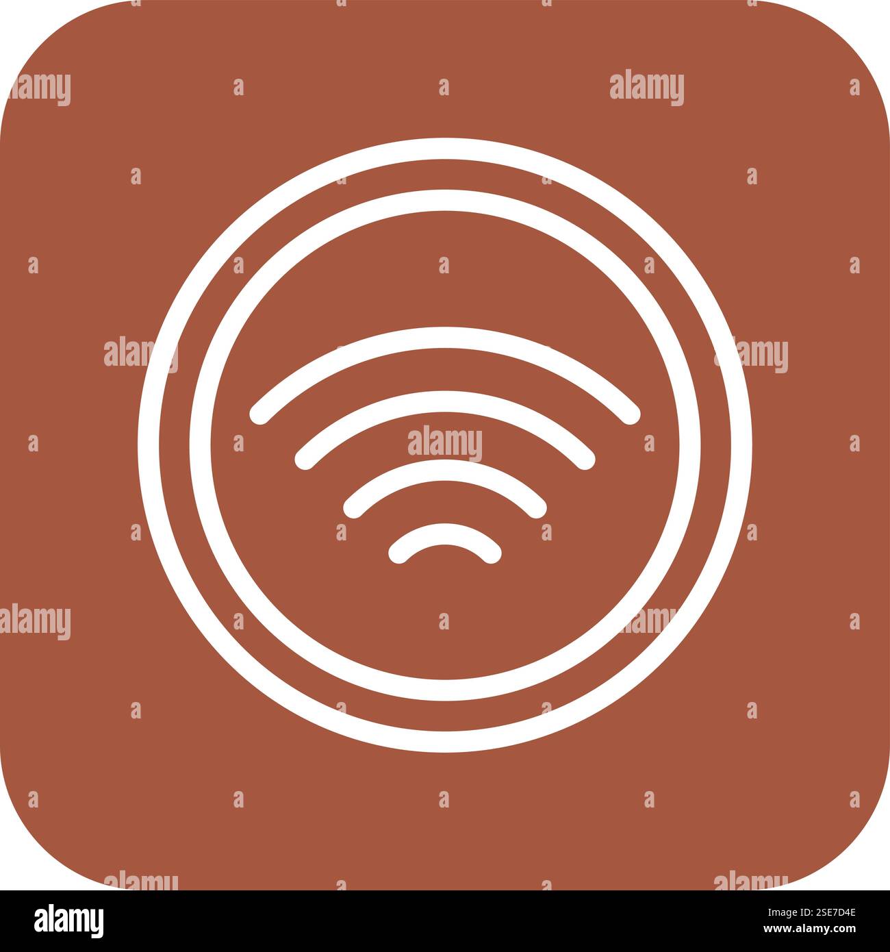 Wifi Vector Icon Design Illustration Stock Vector