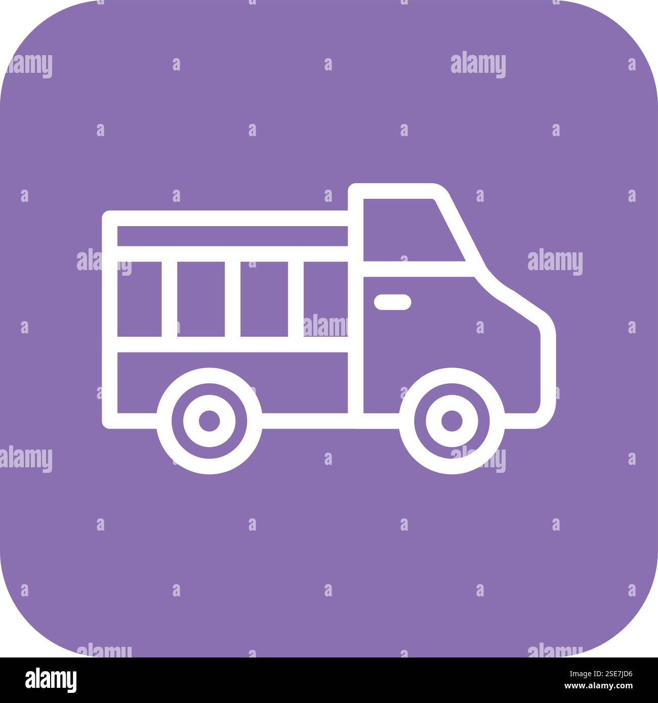 Pickup Truck Vector Icon Design Illustration Stock Vector
