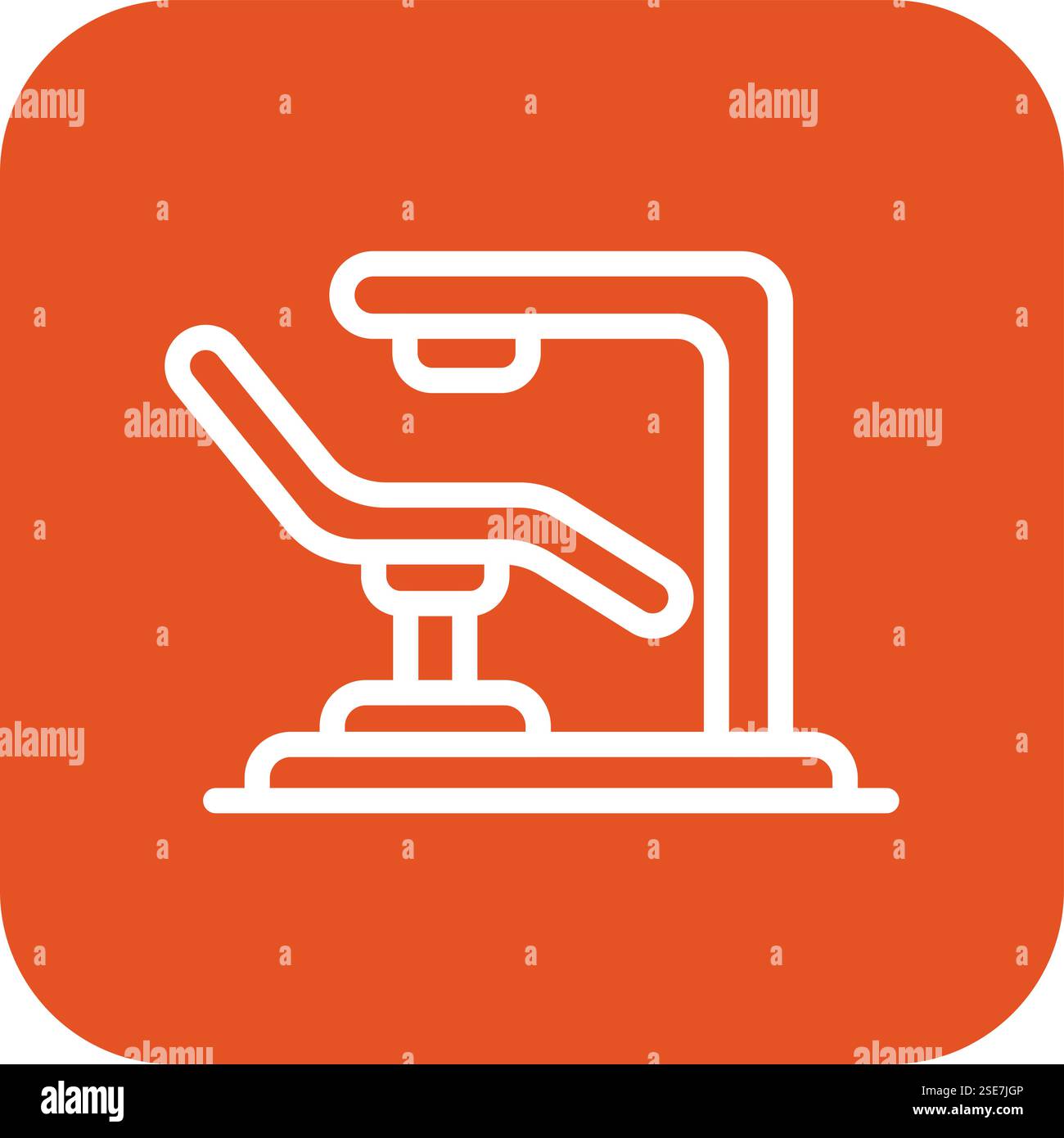 Dentist Chair Vector Icon Design Illustration Stock Vector
