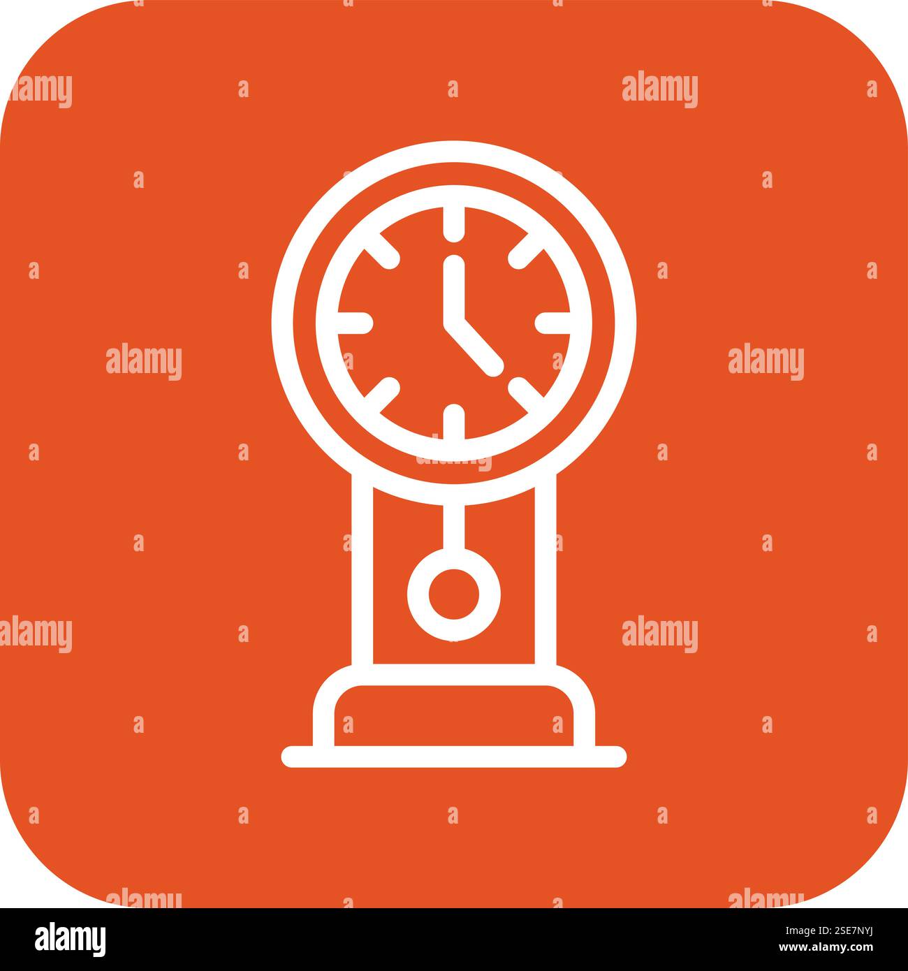 Clock Vector Icon Design Illustration Stock Vector
