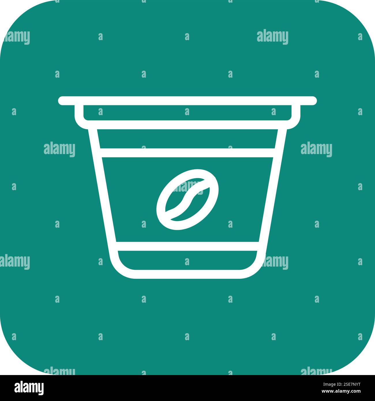 Coffee Capsule Vector Icon Design Illustration Stock Vector
