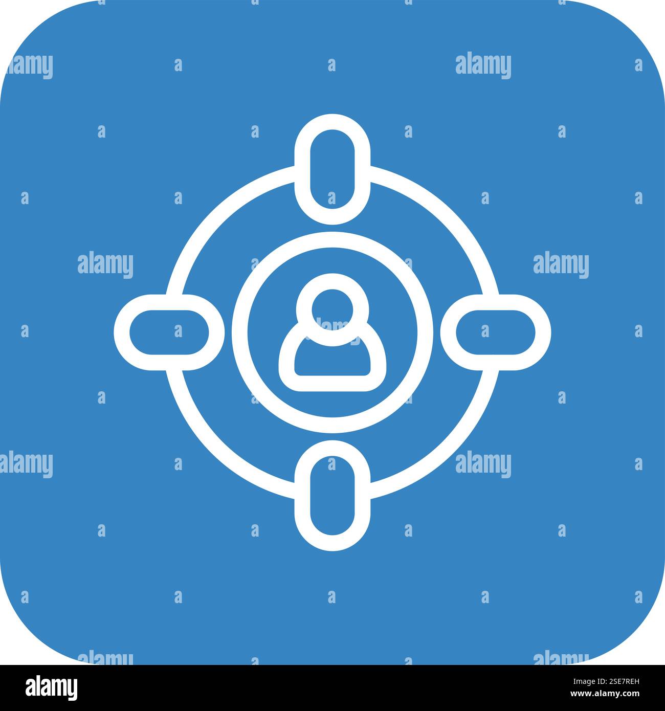 Target audience Vector Icon Design Illustration Stock Vector