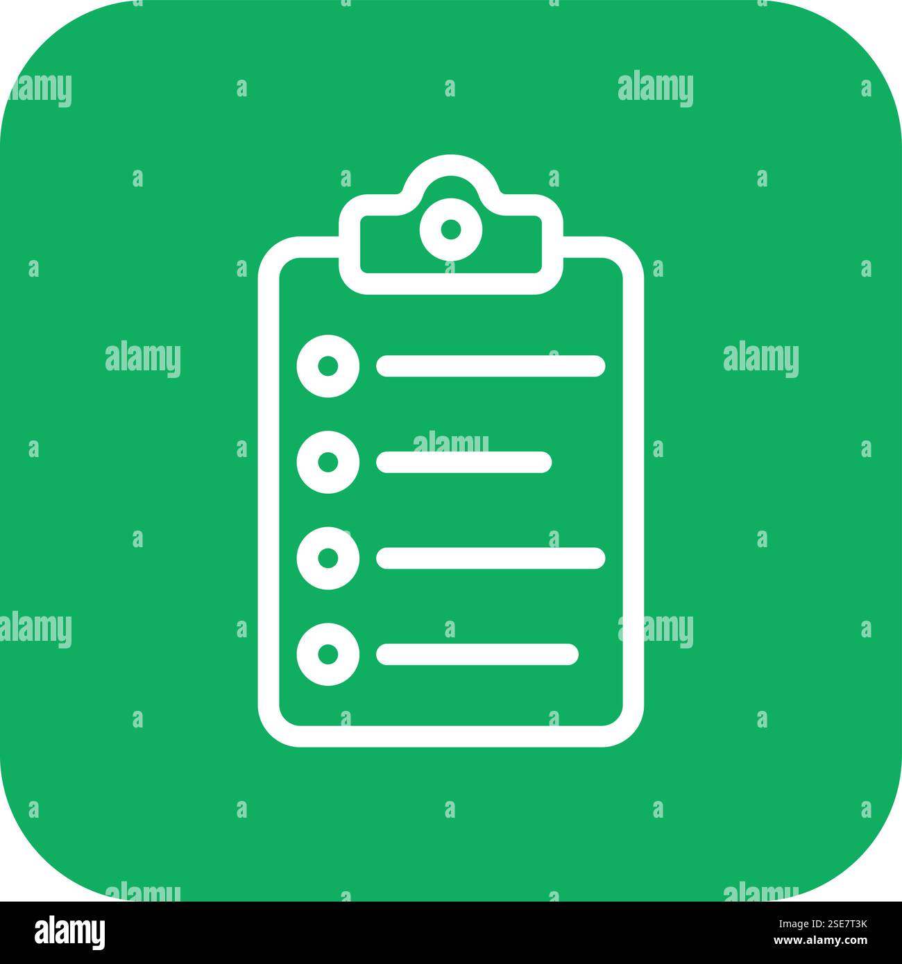 List Vector Icon Design Illustration Stock Vector