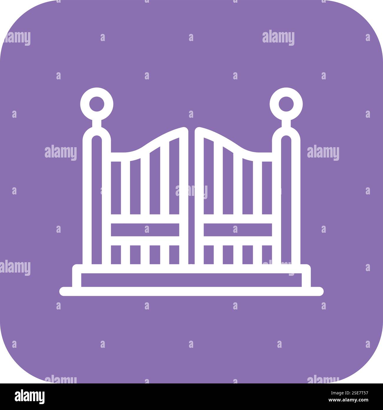 Door Vector Icon Design Illustration Stock Vector