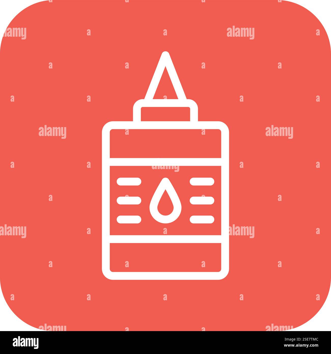 Glue Vector Icon Design Illustration Stock Vector