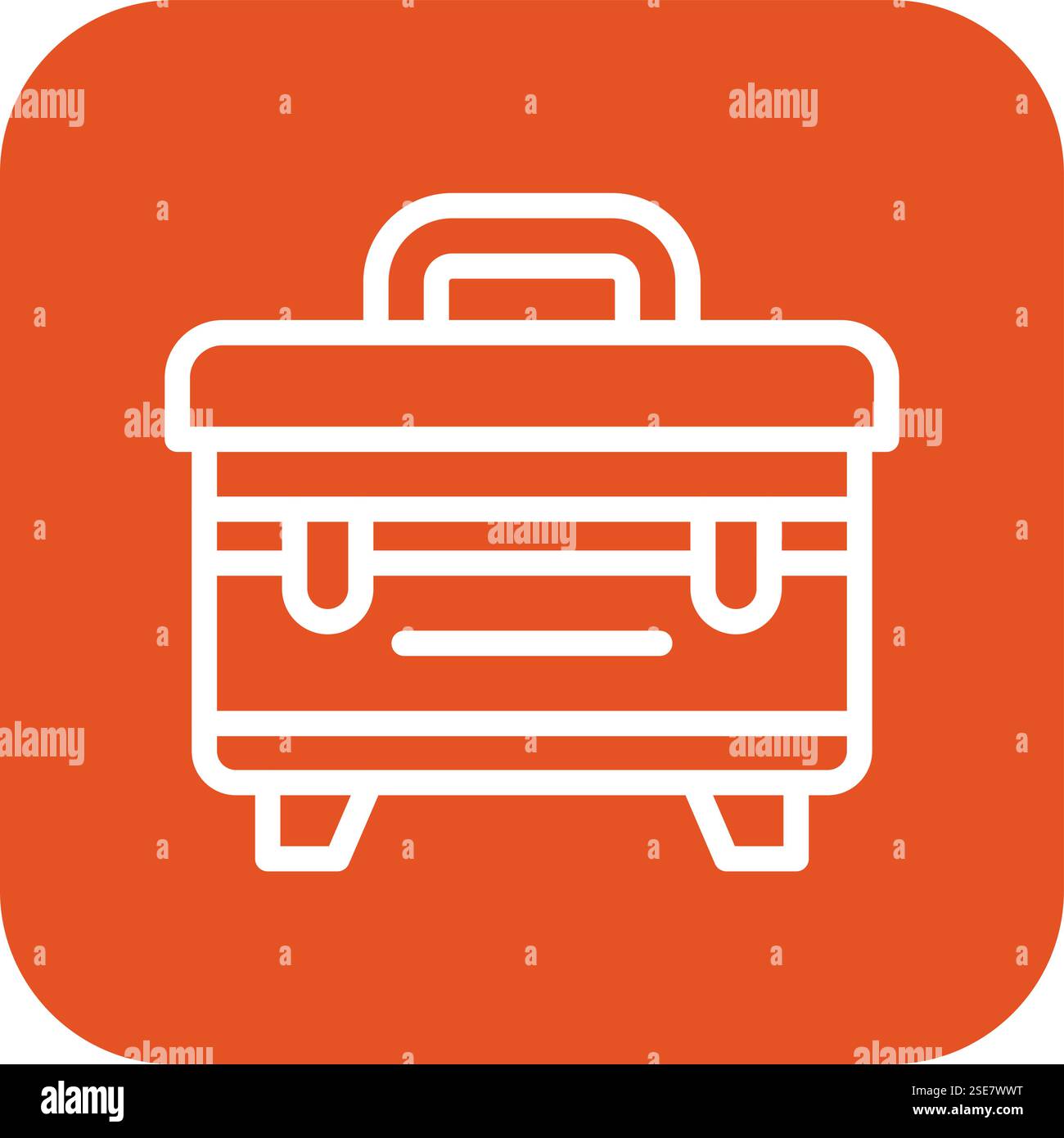 Toolbox Vector Icon Design Illustration Stock Vector