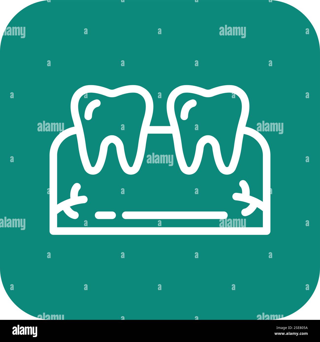 Tooth icon sign set hi-res stock photography and images - Alamy