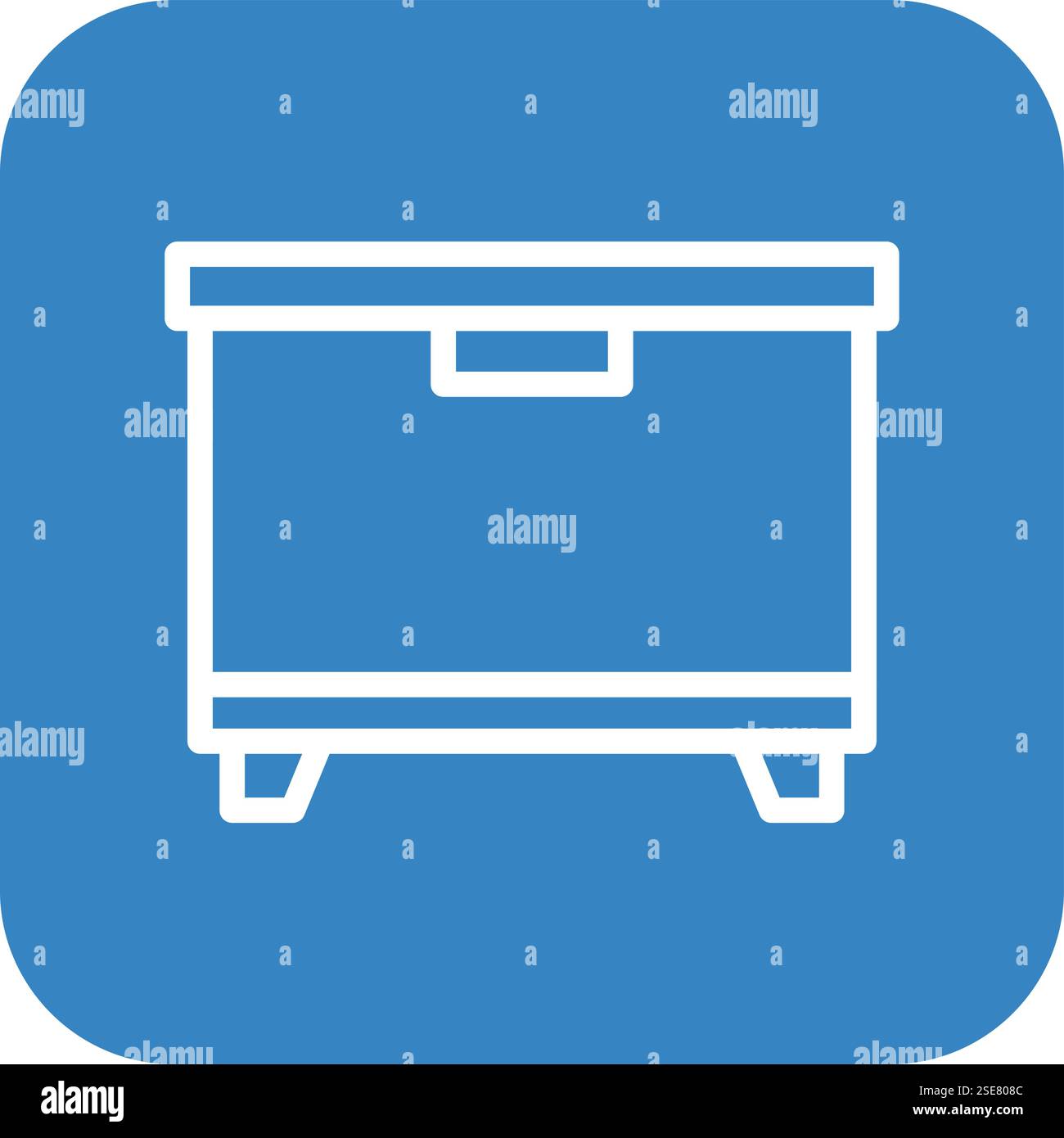 Freezer Vector Icon Design Illustration Stock Vector