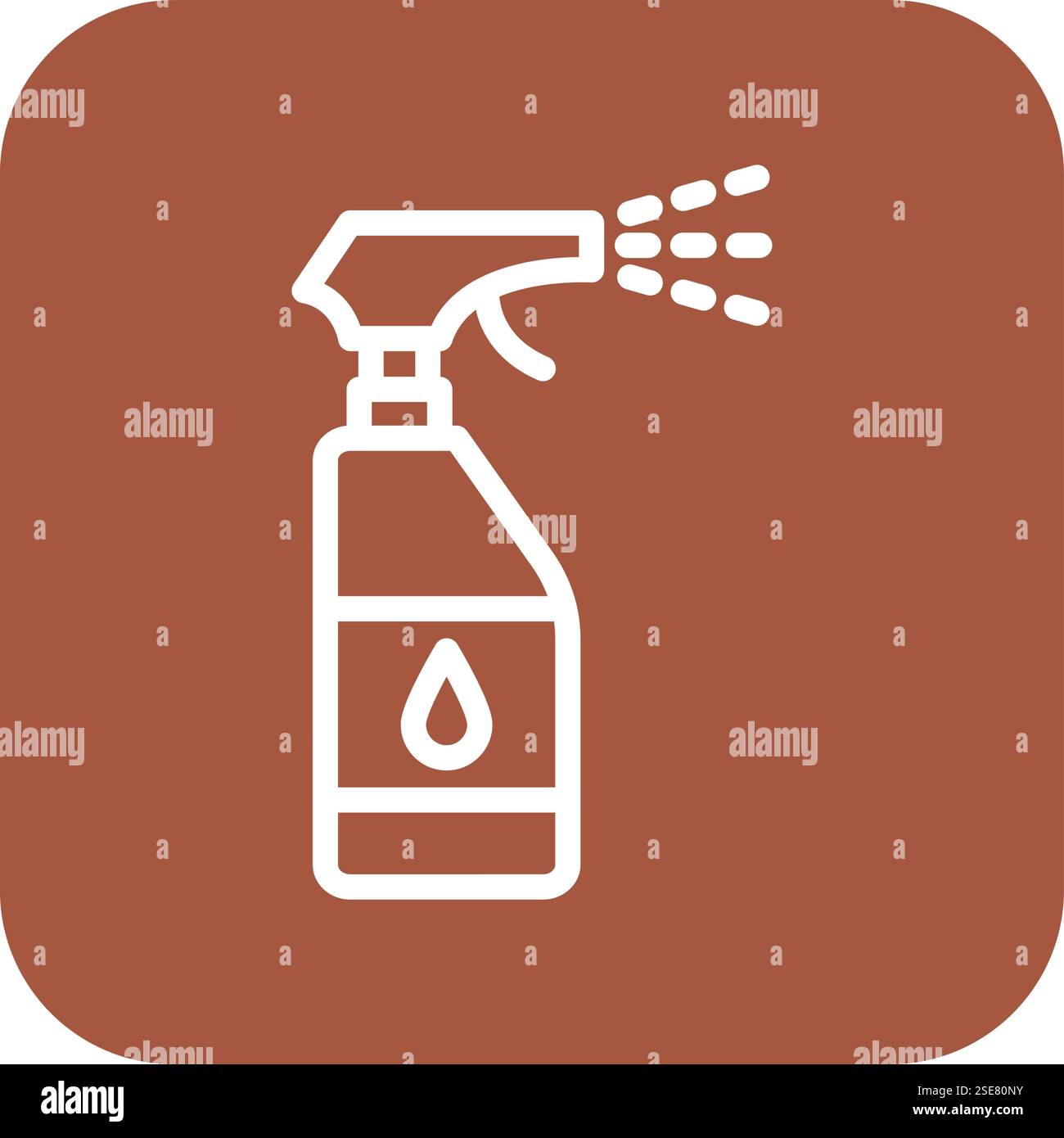Spray Bottle Vector Icon Design Illustration Stock Vector