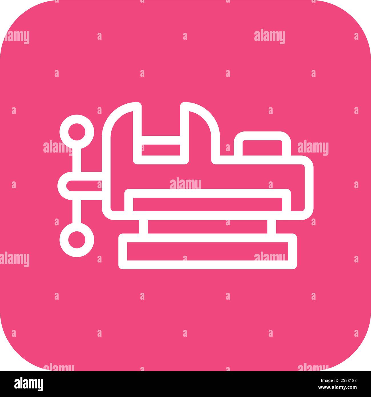 Vise Vector Icon Design Illustration Stock Vector