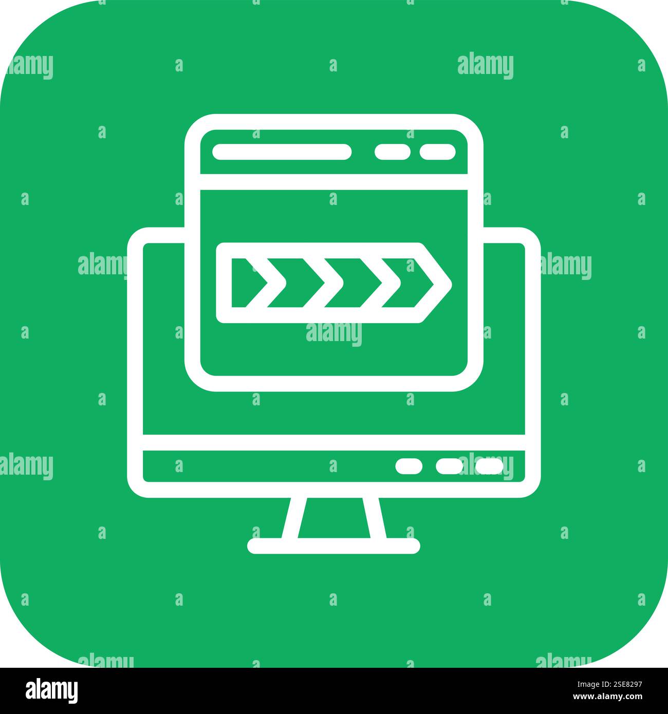 Breadcrumb Vector Icon Design Illustration Stock Vector