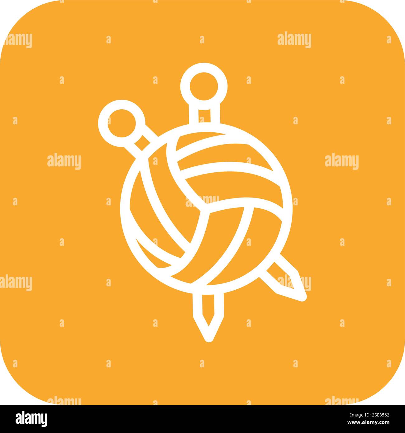 Wool Vector Icon Design Illustration Stock Vector
