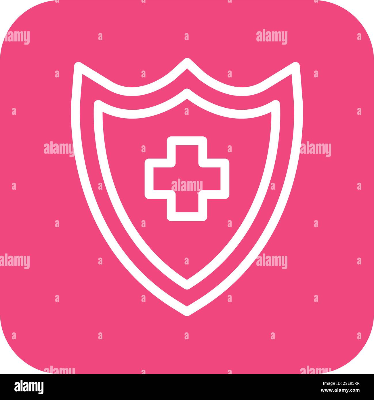 Shield Vector Icon Design Illustration Stock Vector