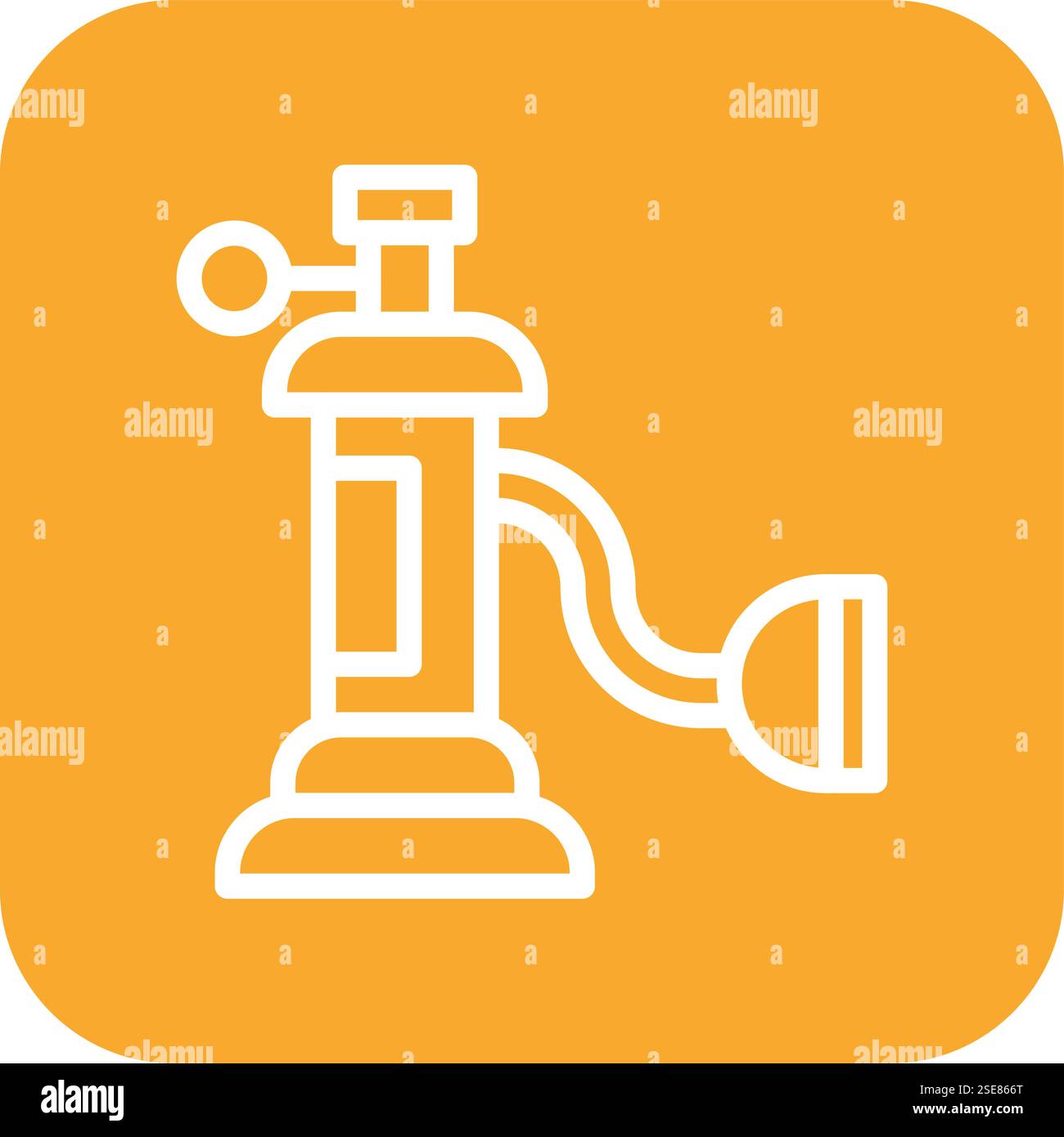 Oxygen Tank Vector Icon Design Illustration Stock Vector