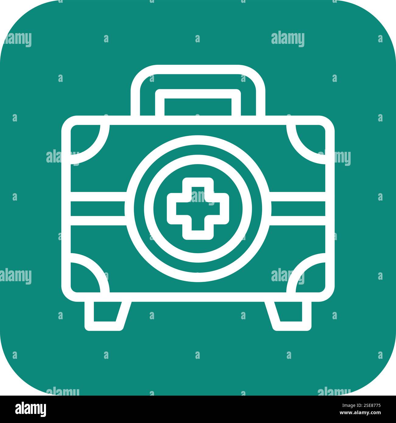 Medical Box Vector Icon Design Illustration Stock Vector