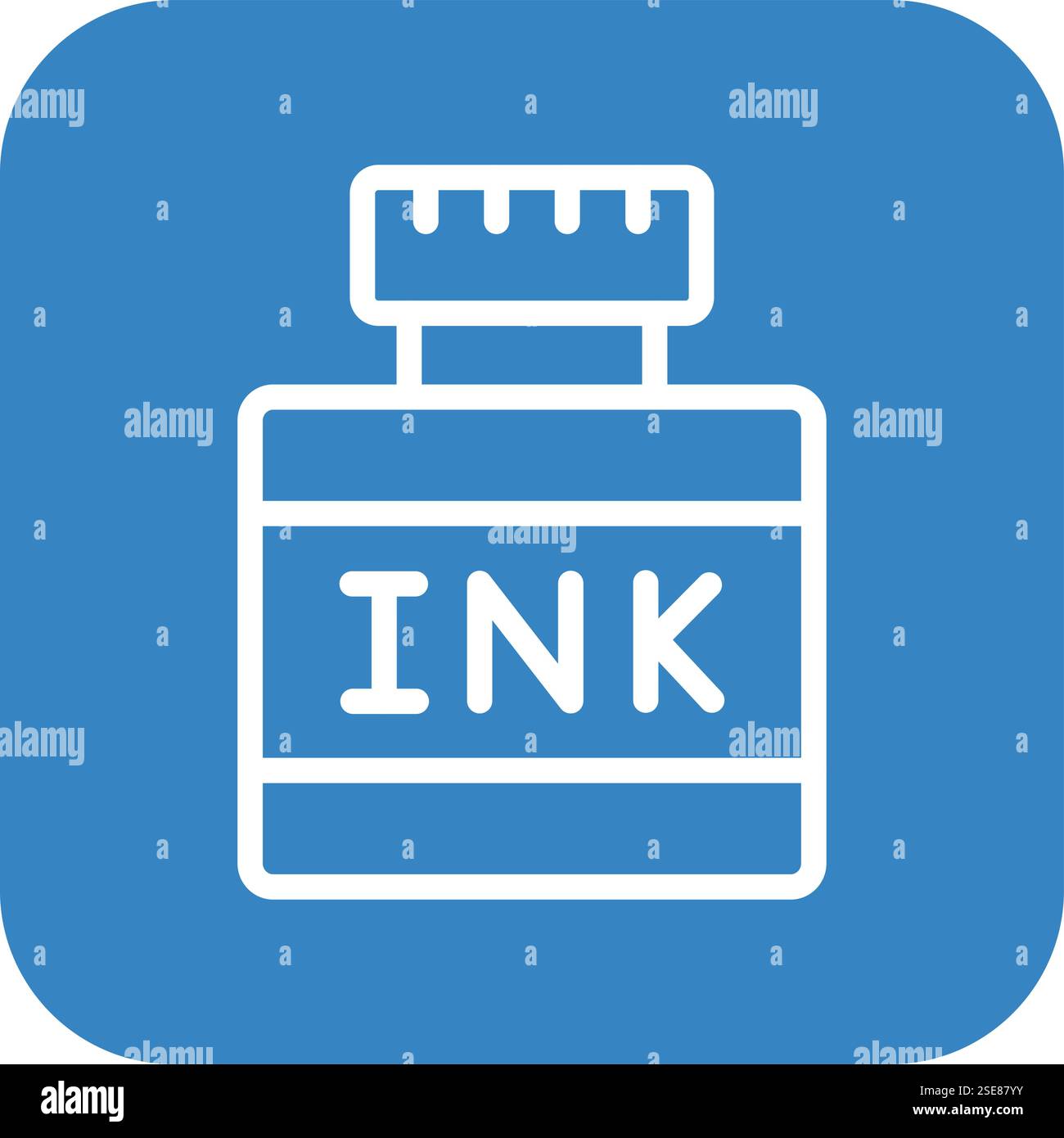 Ink Vector Icon Design Illustration Stock Vector