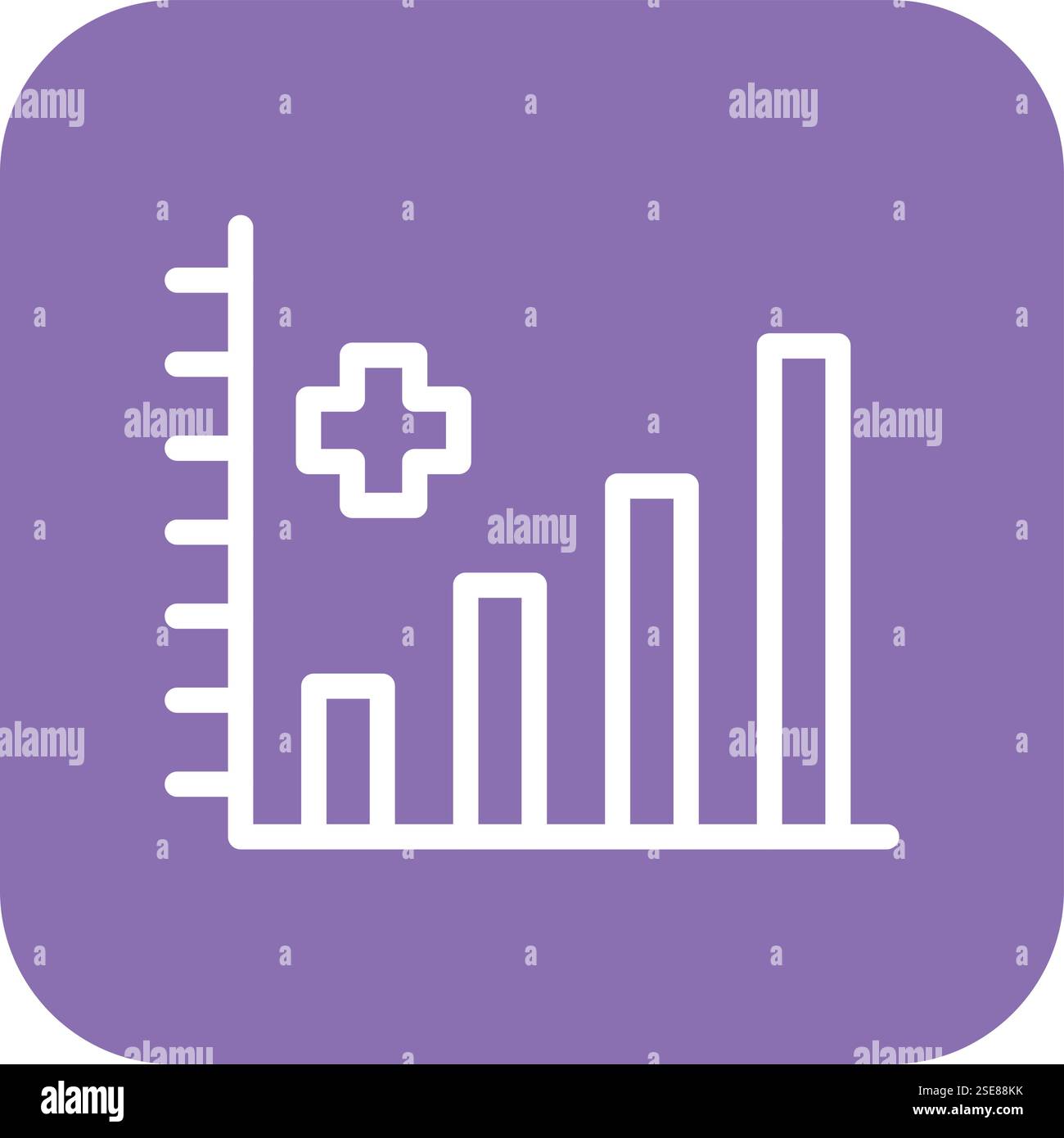 Chart Vector Icon Design Illustration Stock Vector
