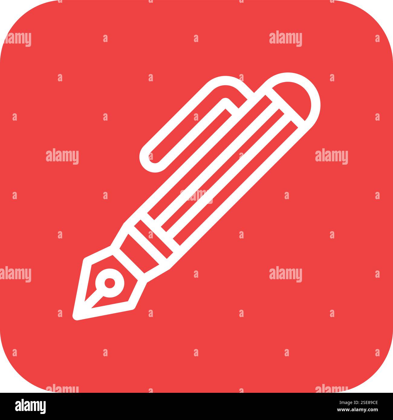 Pen Vector Icon Design Illustration Stock Vector Image & Art - Alamy