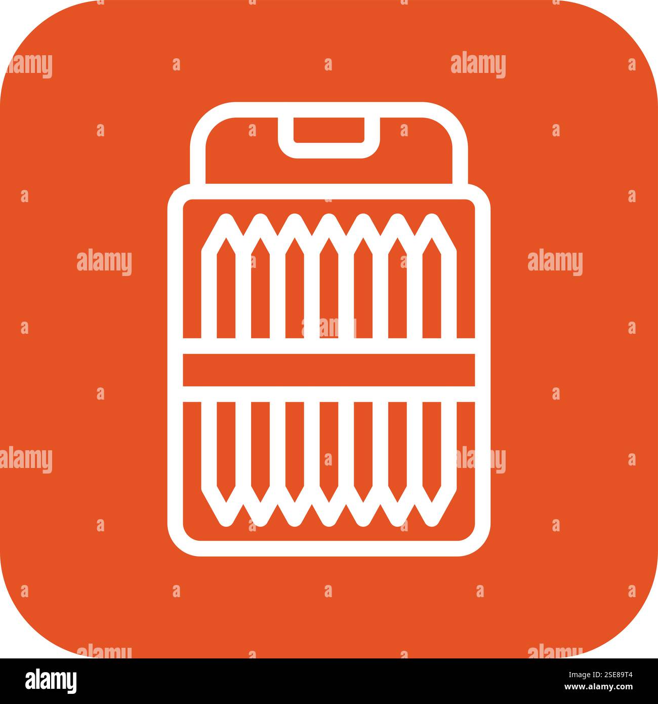 Toothpick Vector Icon Design Illustration Stock Vector