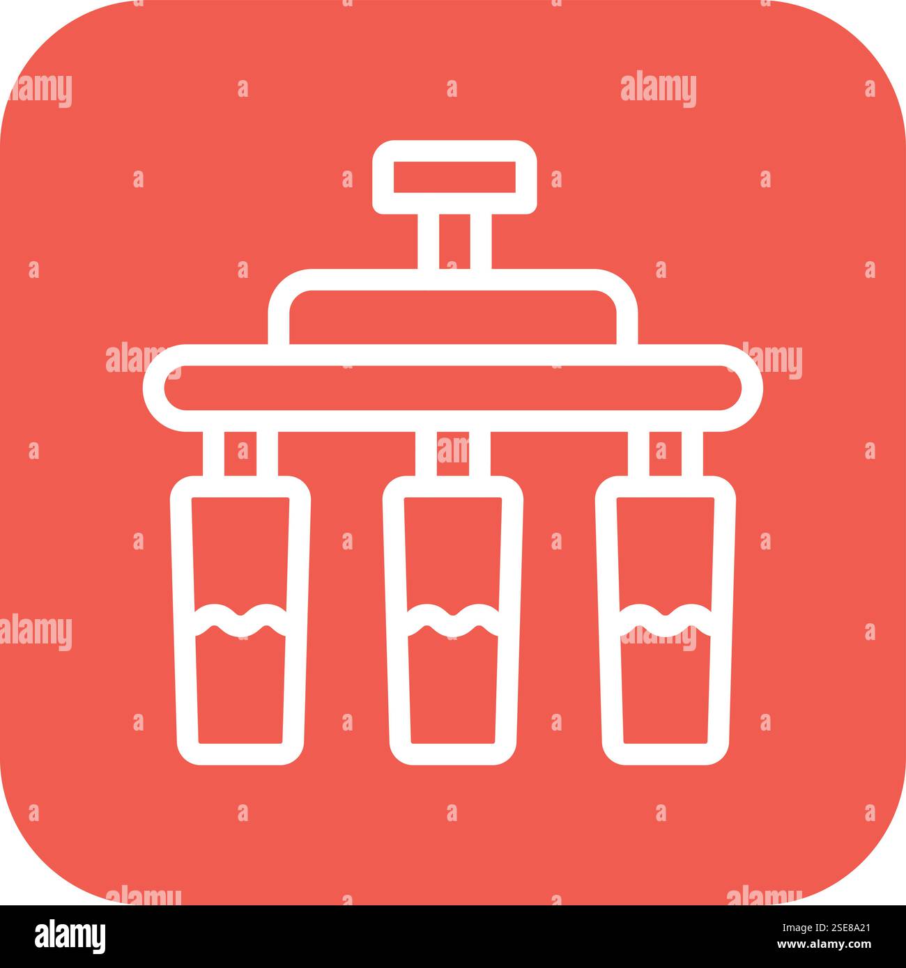Water Filter Vector Icon Design Illustration Stock Vector