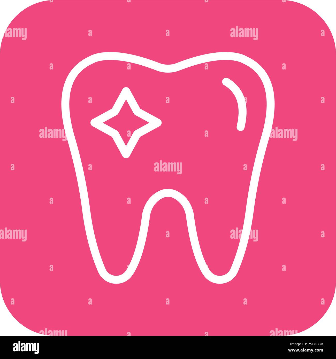 Dental Cleaning Vector Icon Design Illustration Stock Vector