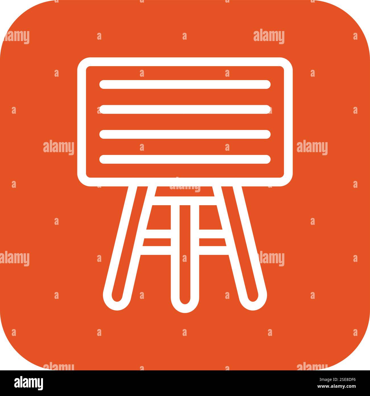 Board Vector Icon Design Illustration Stock Vector
