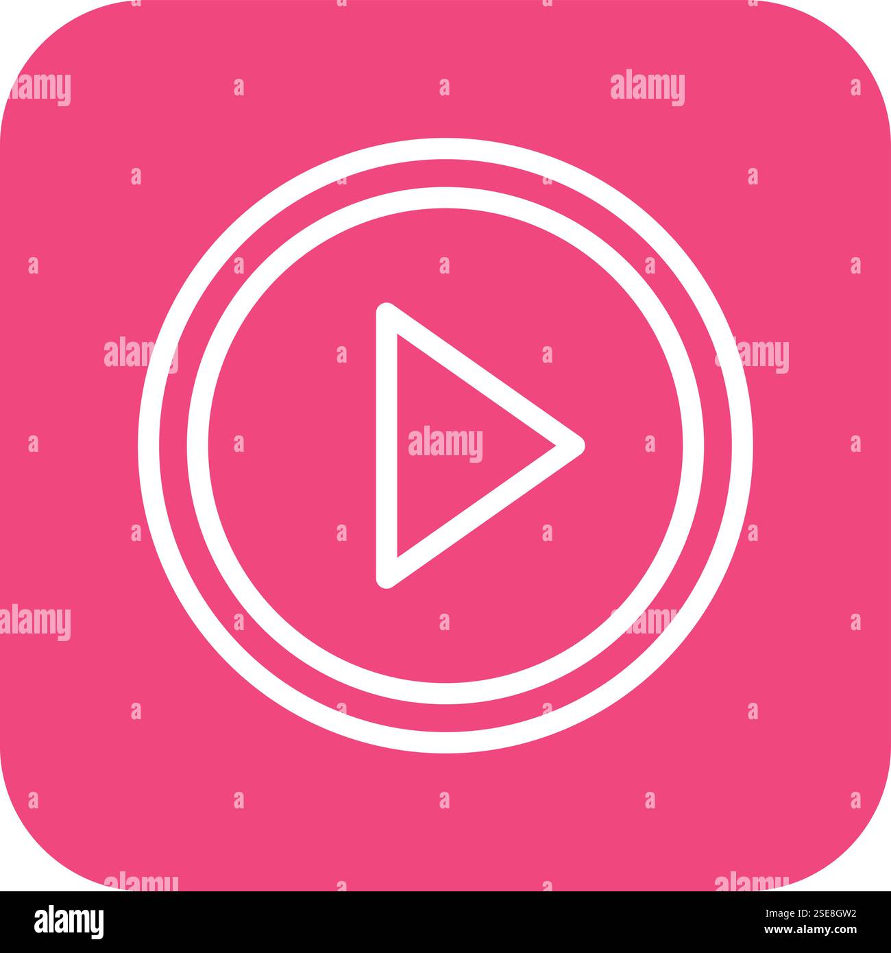 Play Button Vector Icon Design Illustration Stock Vector