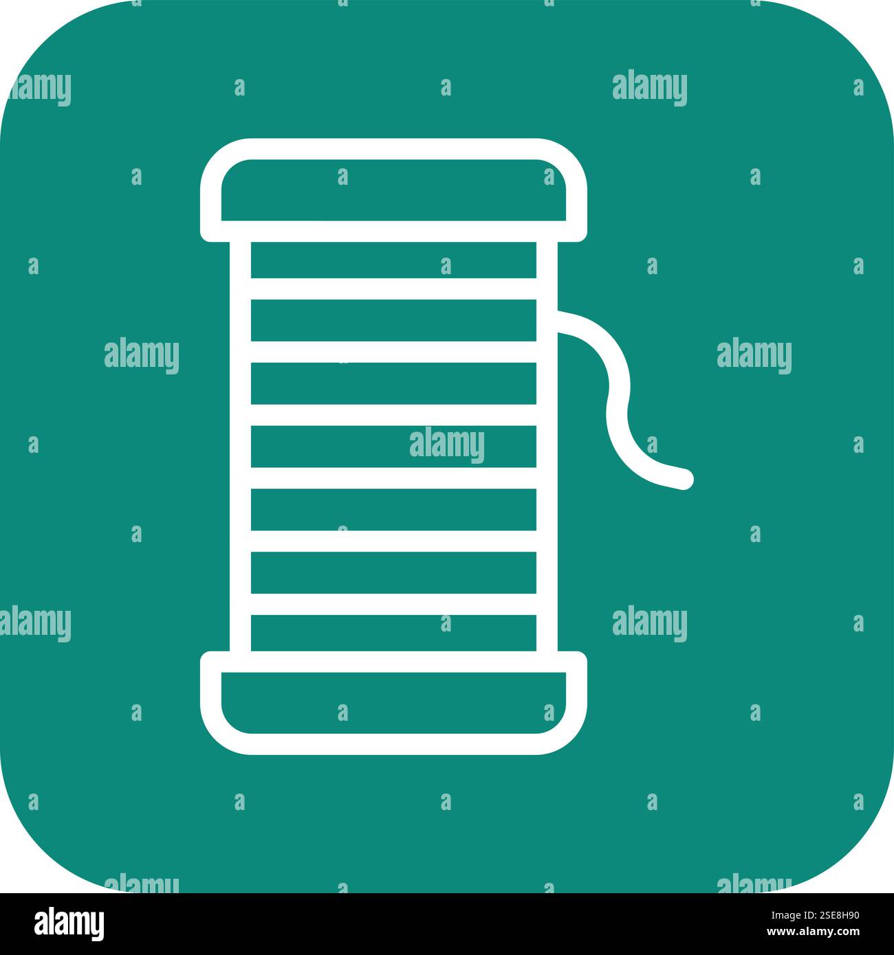Yarn Vector Icon Design Illustration Stock Vector