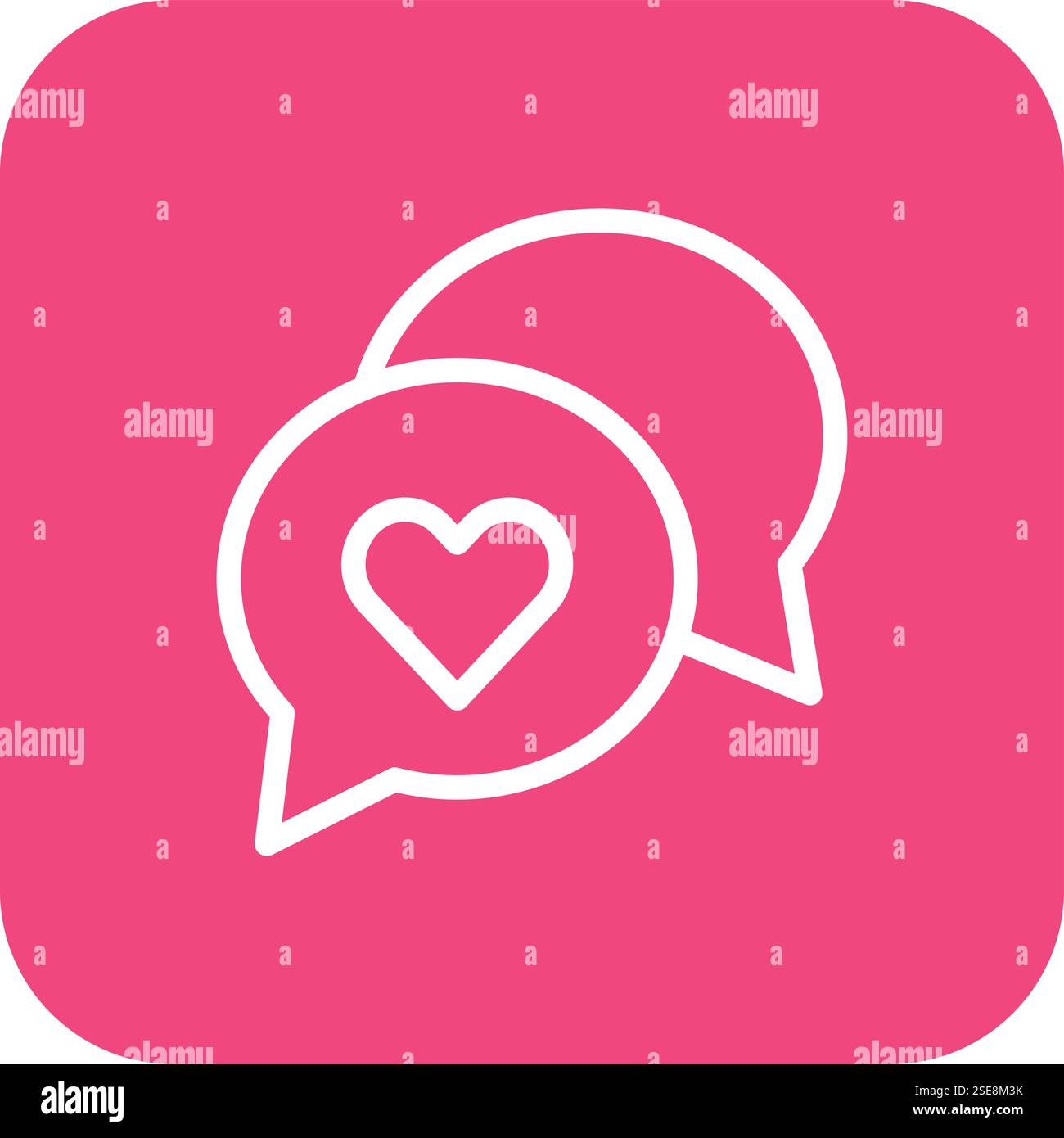 Chat Vector Icon Design Illustration Stock Vector