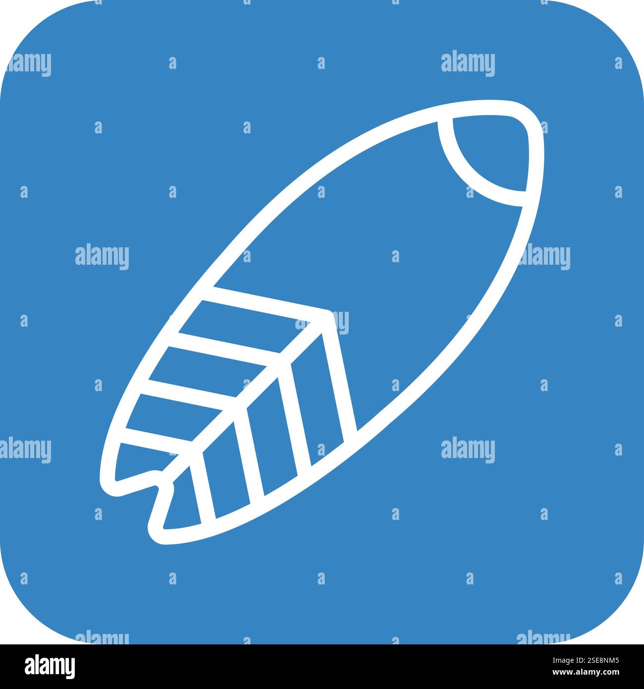 Surfing Board Vector Icon Design Illustration Stock Vector