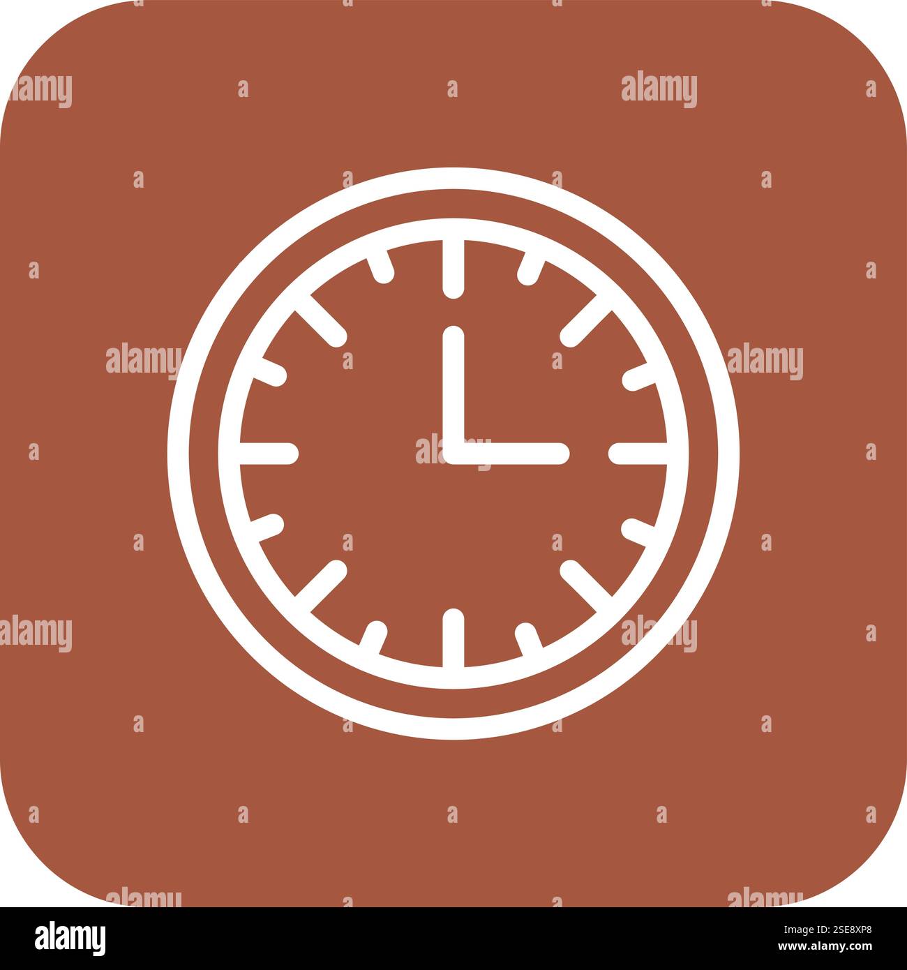 Clock Vector Icon Design Illustration Stock Vector