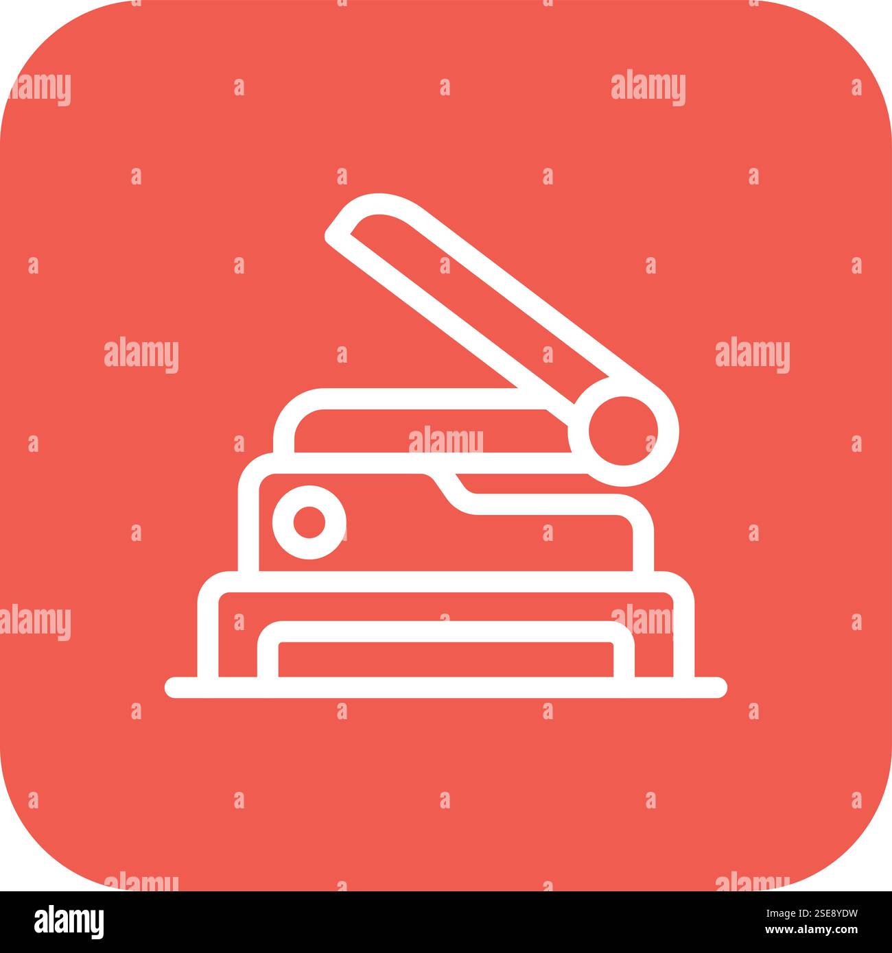 Puncher Vector Icon Design Illustration Stock Vector