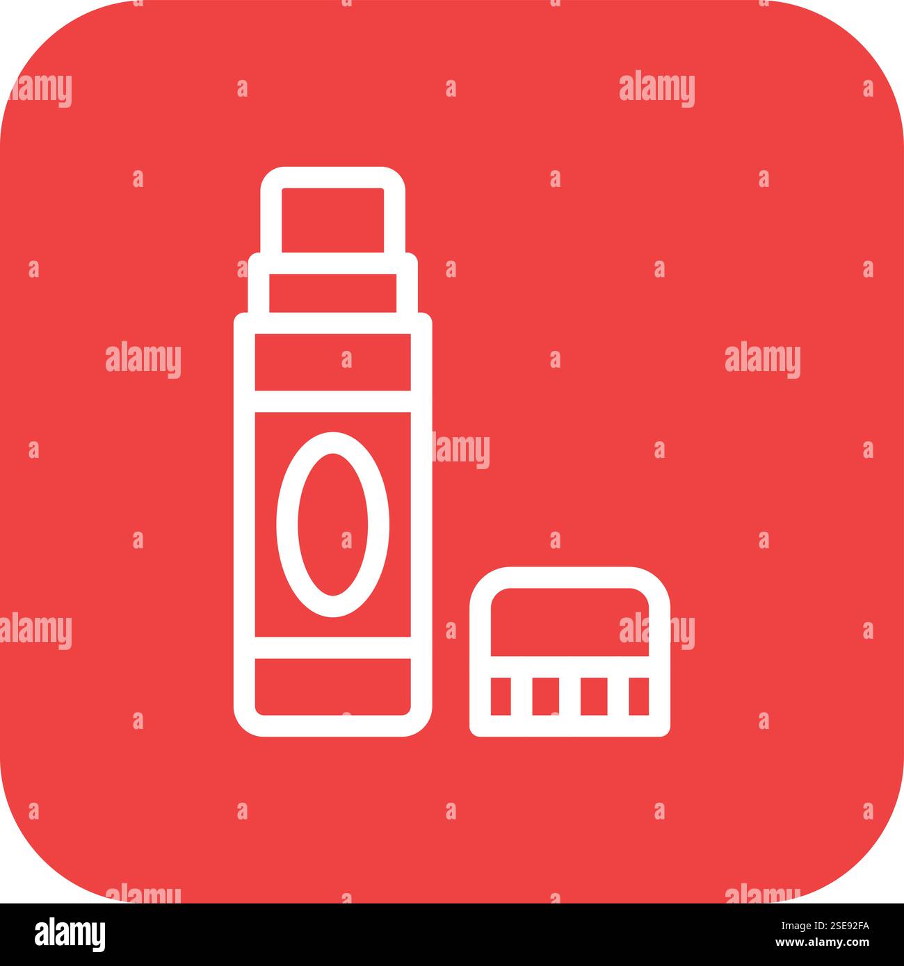 Glue Vector Icon Design Illustration Stock Vector