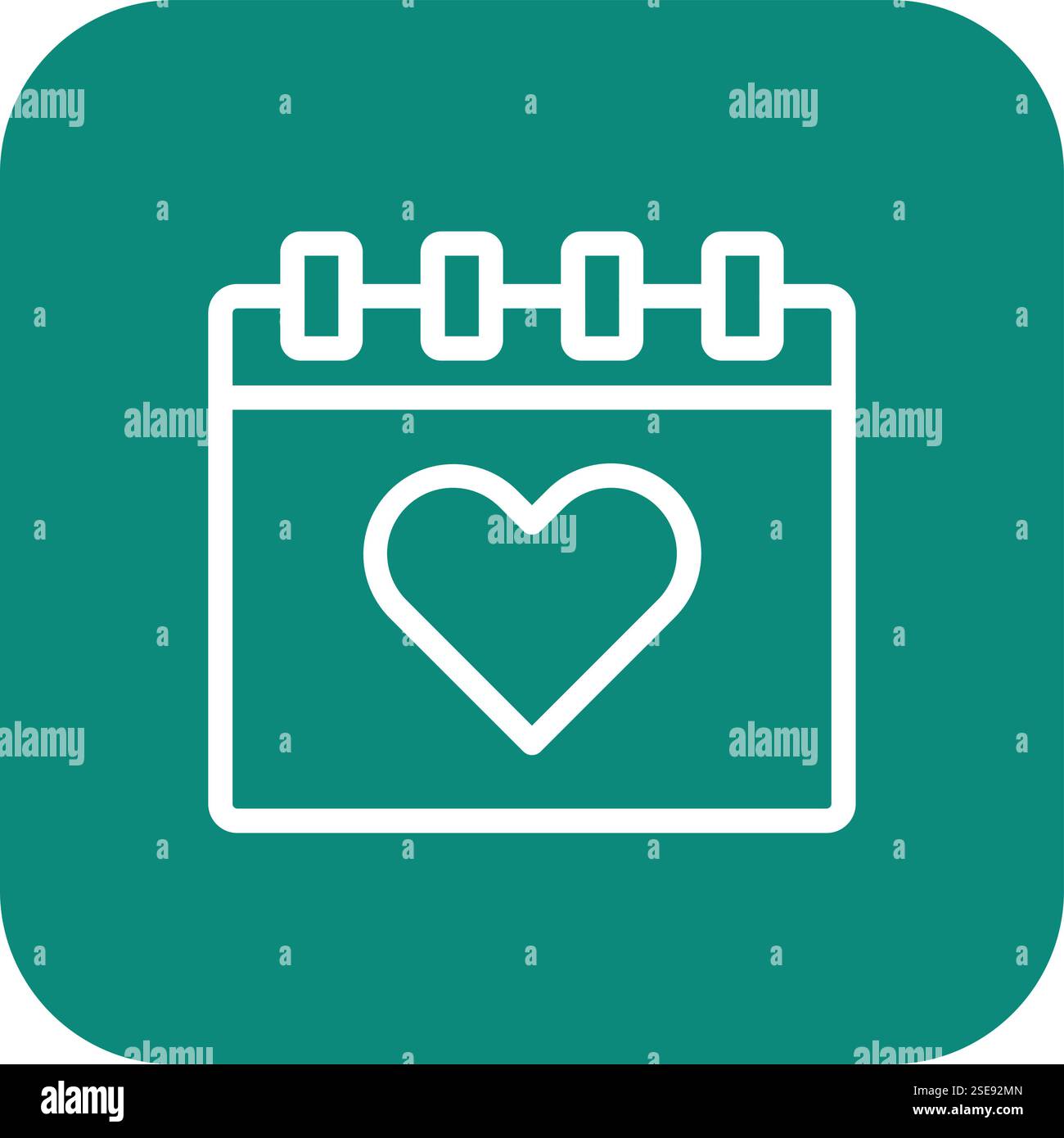 Outline calendar vector hi-res stock photography and images - Alamy