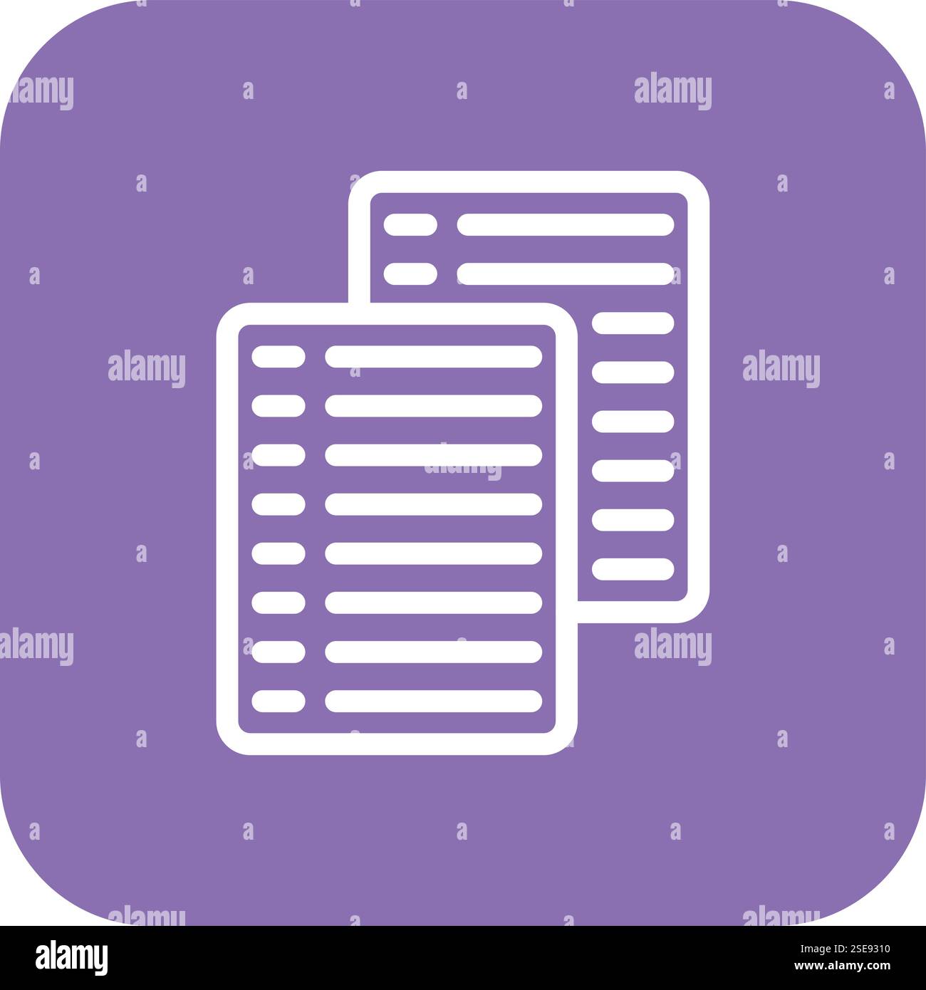 Papers Vector Icon Design Illustration Stock Vector