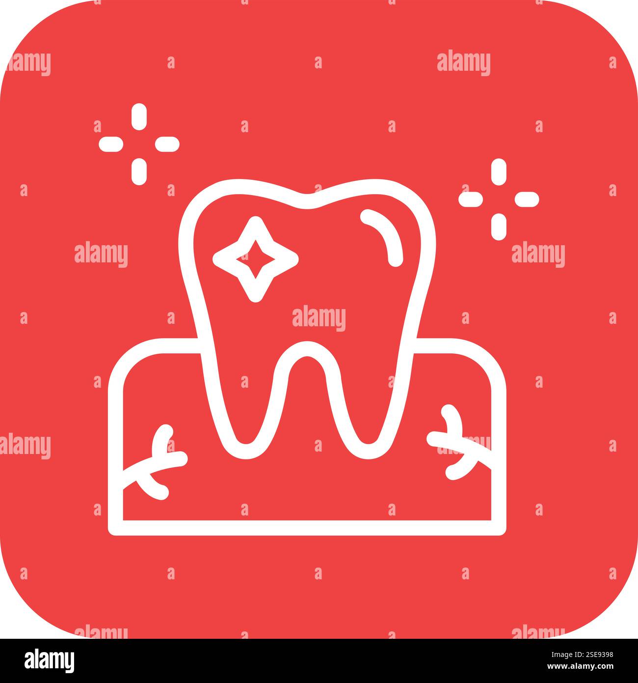 Tooth Hygiene Vector Icon Design Illustration Stock Vector