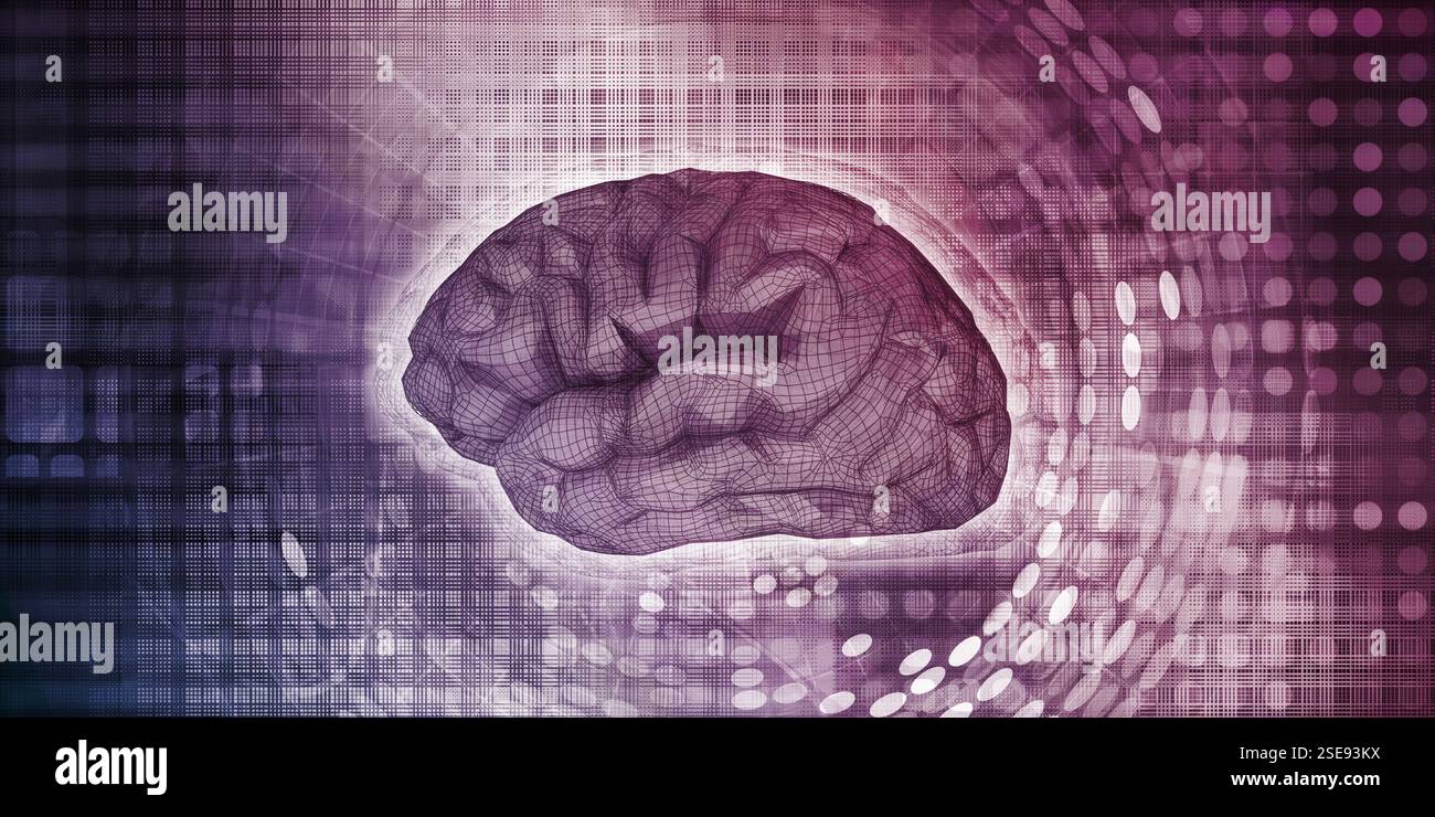 Neural Network Plexus Science Concept Abstract Background Stock Photo