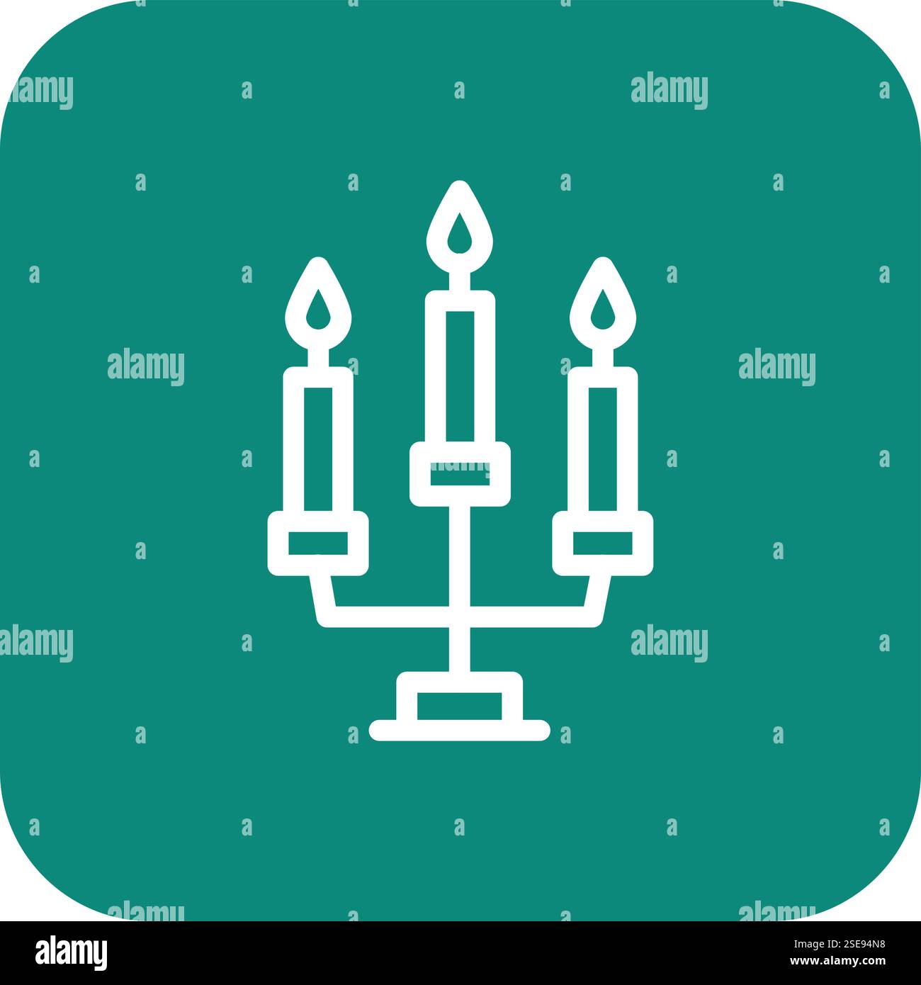 Candles Vector Icon Design Illustration Stock Vector