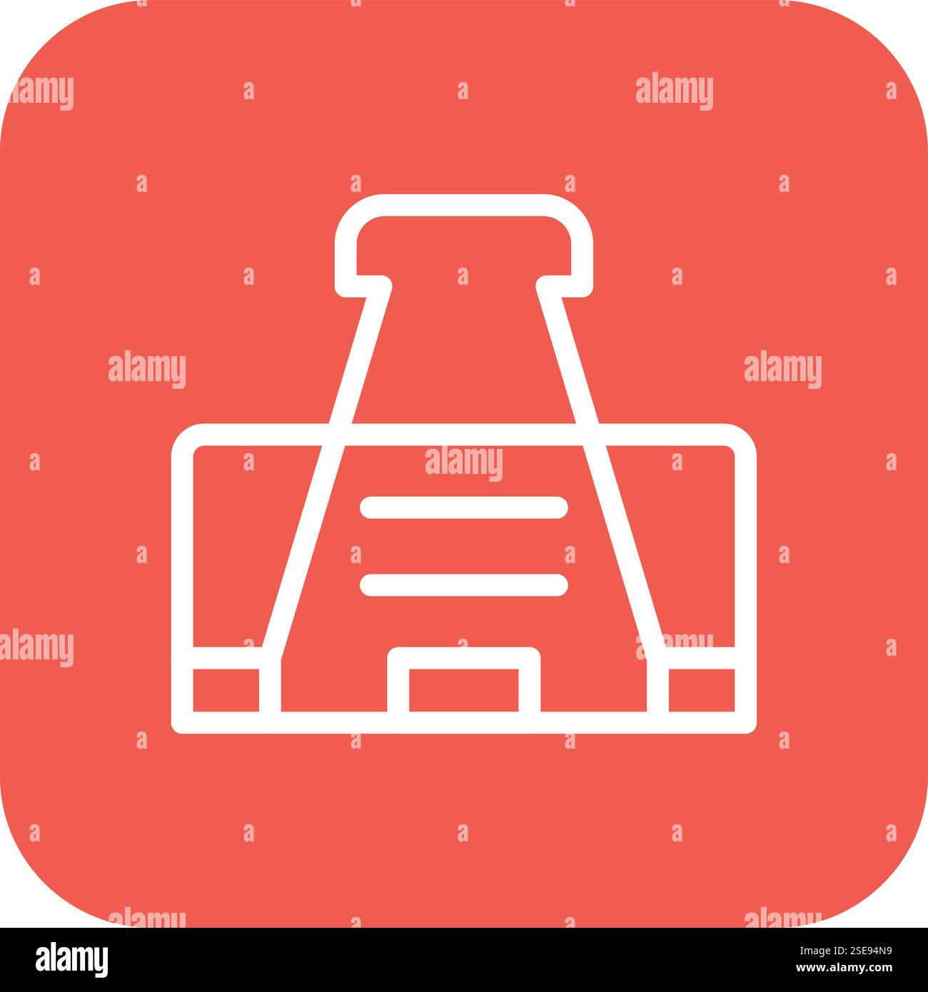 Clip Vector Icon Design Illustration Stock Vector