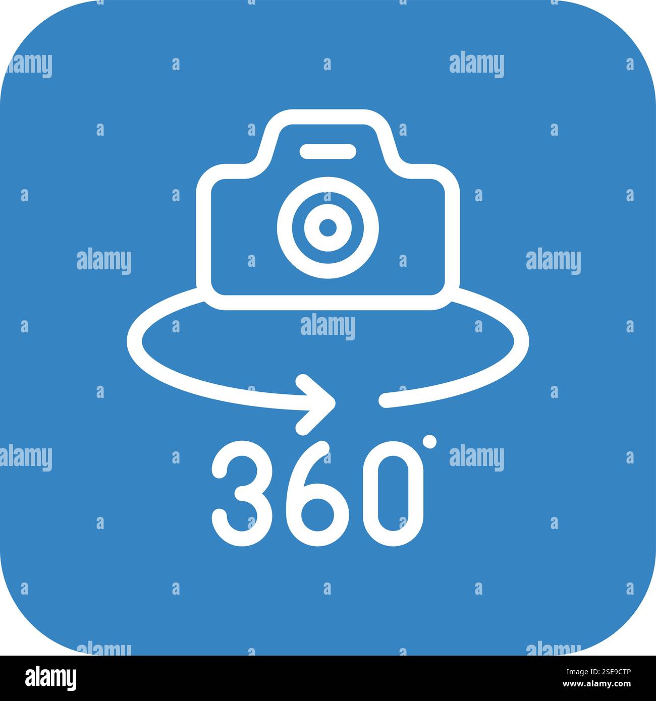Panorama Vector Icon Design Illustration Stock Vector