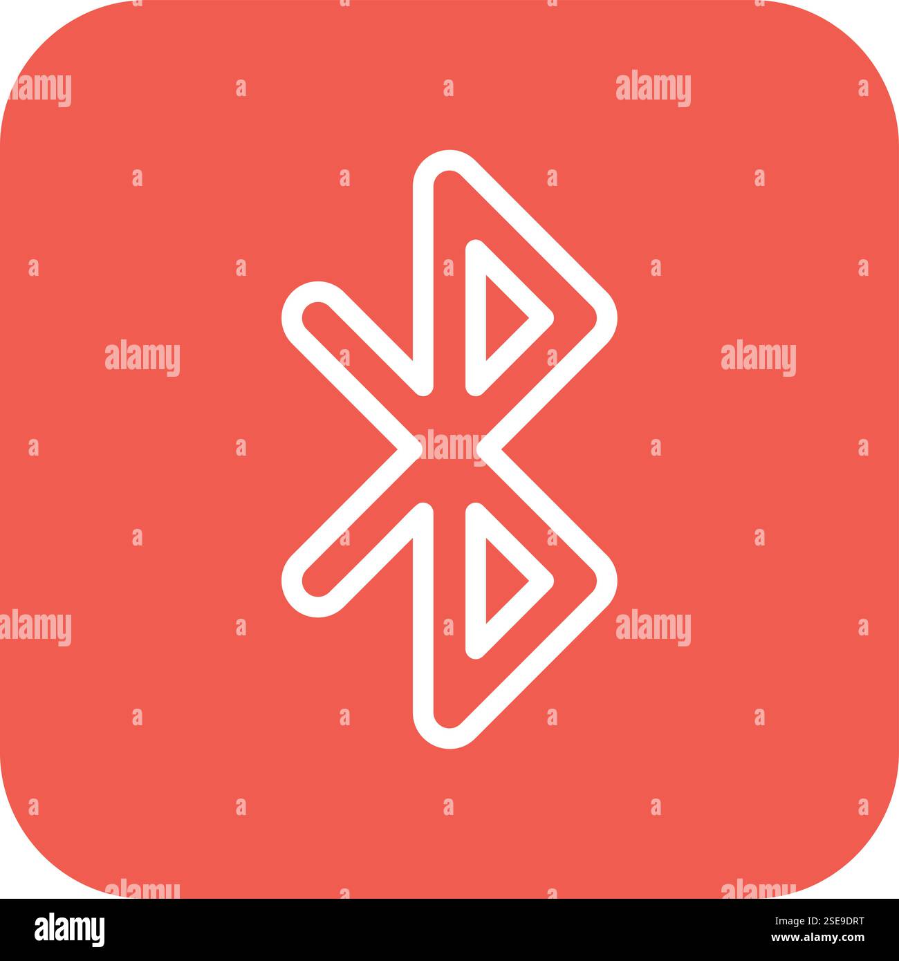 Bluetooth Vector Icon Design Illustration Stock Vector