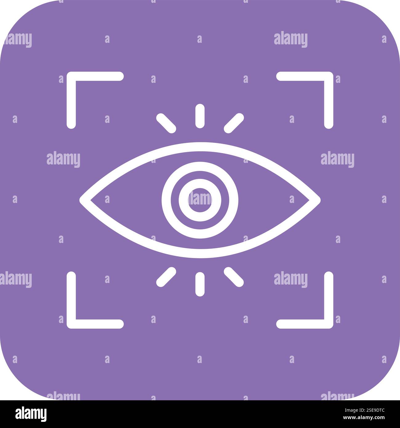 Auto focus Vector Icon Design Illustration Stock Vector
