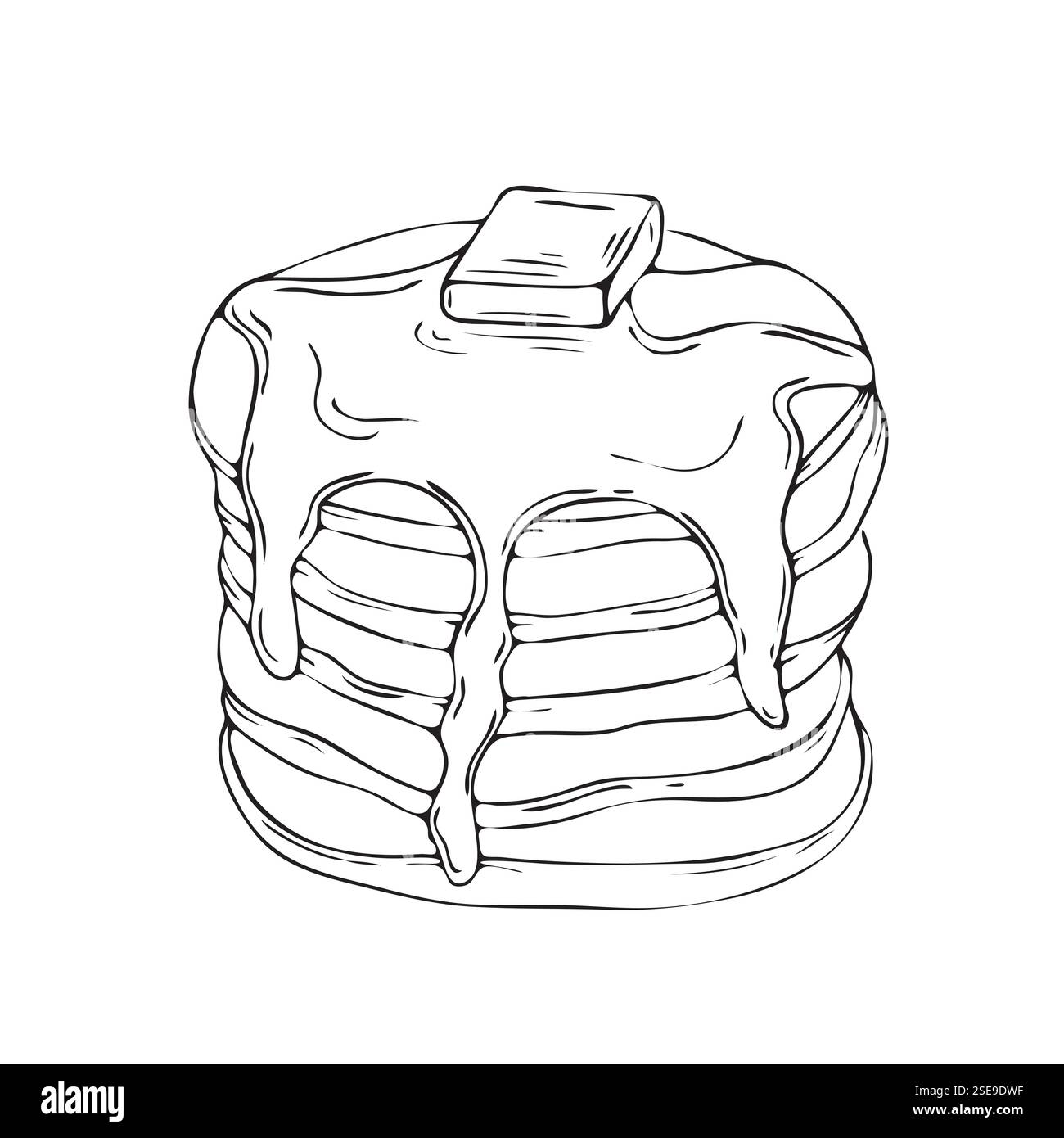 Stack of butter Black and White Stock Photos & Images - Alamy