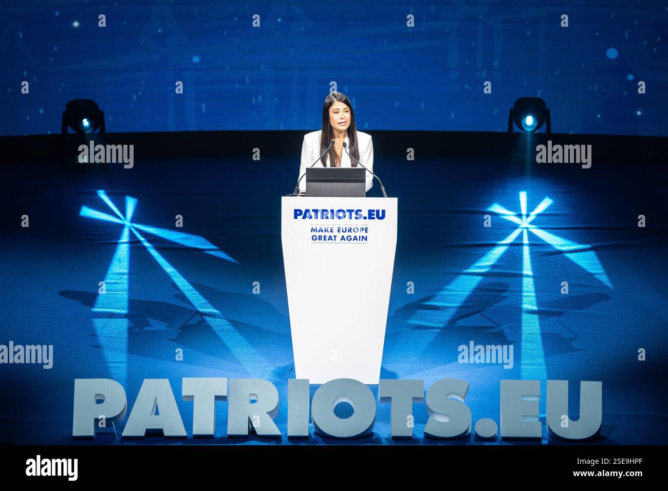 Madrid Spain 08th Feb 2025 The Leader Of Voice Of Reason Greek madrid-spain-08th-feb-2025-the-leader-of-voice-of-reason-greek