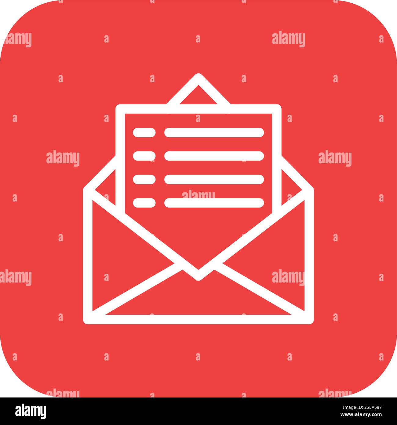 Email Vector Icon Design Illustration Stock Vector